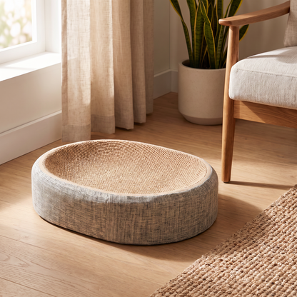 PurrLounge™ - Scratch & Nap Cat Bed